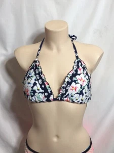 Top de bikini acolchado floral estampado Studio Anne Cole para mujer nuevo con etiquetas - Imagen 1 de 5