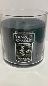 YANKEE CANDLE CASCADA SNOWBERRY 7 ONZAS NOS Retirado Nuevo - Imagen 1 de 4
