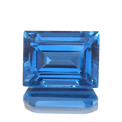 AAA Natürlich Brasilianischer Blau Paraiba Turmalin Lose Baguetteschliff - Bild 1 von 4