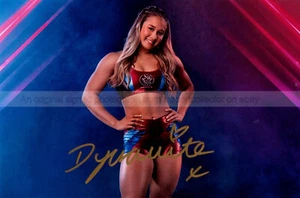 BBC Gladiators 'Dynamite' Signed 7.5 x 5 Photograph *With COA* - Picture 1 of 2