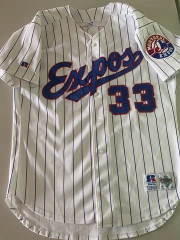 Montreal Expos Larry Walker Authentic Russell Athletic Jersey Home 44 Cover