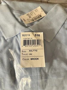 2)School Uniform Shirt, The Children's Place, Light Blue Boys New Size XXL (16) - Picture 1 of 5