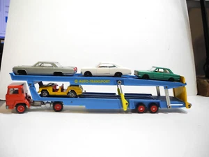 SIKU V 275 RARE MAGIRUS AUTO-TRANSPORTER 1:60 MINT MODEL & MINT BOX 1967 TO 1973 - Picture 1 of 24