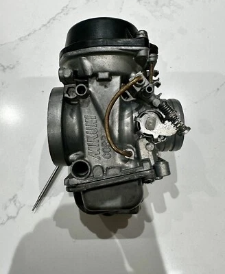 1991 Suzuki GSXR1100 Mikuni Carburetor Middle Left Nr 2 Cylinder P/N 13202-41C10 - Image 1 of 4