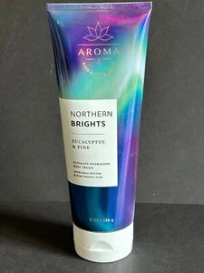 Bath & Body Works Aromatherapy Northern Brights Eucalyptus & Pine Body Cream 8oz - Picture 1 of 5