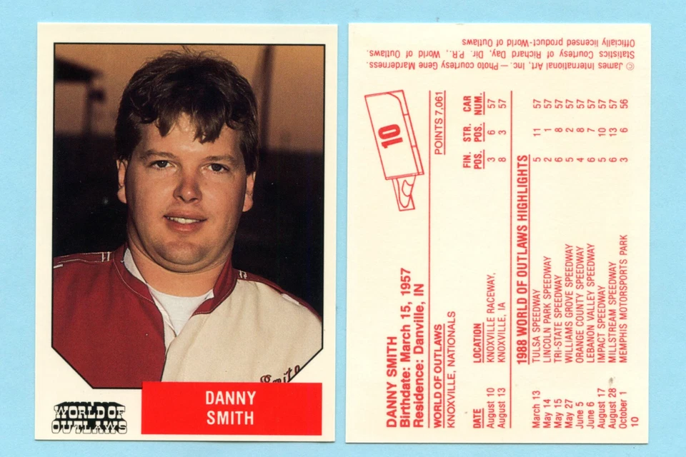 1988 World of Outlaws - Danny Smith - Image 1 of 1