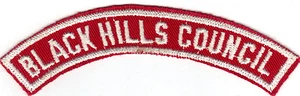 BOY SCOUT BLACK HILLS COUNCIL RED & WHITE HALF STRIP 1/2RW - Bild 1 von 1
