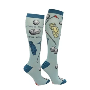 Calcetines de compresión divertidos de golf Always Wash Your Balls para hombre - Imagen 1 de 8