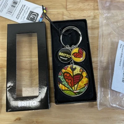 Romero Britto 4 Asst брелоки - сердце #334181 - Изображение 1 из 4