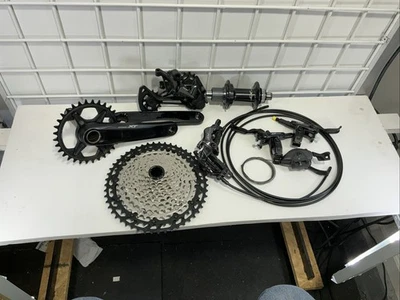   SHIMANO DEORE XT 1 X 12 GROUPSET Crank, cassette, Derailer, brake set, shifter - Image 1 of 4