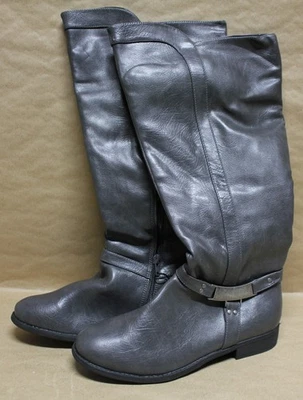 Nicole Knee High Gray Boots 9.5 - Image 1 of 3