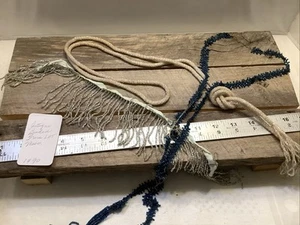 1490🌟 Lote de collar de aleta antiguo elegante vintage con cuentas de vidrio - Imagen 1 de 13