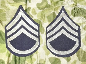 PAIRE de GRADE de TECHNICAL STAFF SERGEANT US ARMY  WW II - Picture 1 of 2