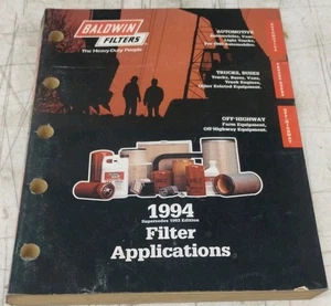 Catálogo de aplicaciones de filtros Baldwin 1994 - Imagen 1 de 15