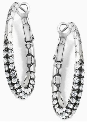 Nuevos pendientes de aro Brighton con pavé de guijarros nuevos $72 Foto 1 de 3