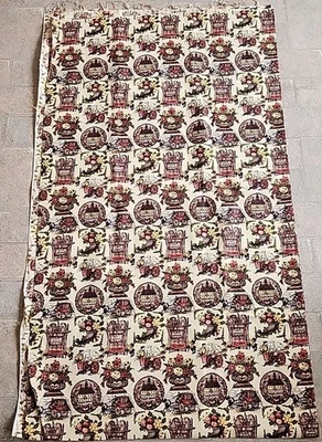 De colección. Entrenadores/casas/etc. de tela estilo colonial de tela de tela de tela de estilo colonial 2,5 yardas Foto 1 de 4