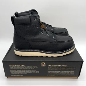 Bota de trabajo Red Wing Irish Setter para hombre 6" Ashby punta de aluminio negra 83652 talla 12 D - Imagen 1 de 10