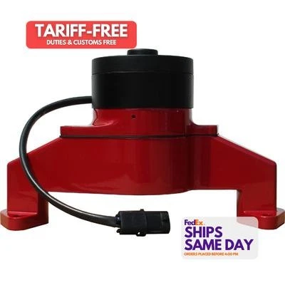 Proform 68230R, Kit Red Aluminum Bbc Electric Water Pump - Red Performance Parts - Image 1 of 4