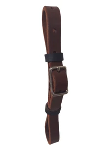 Correa de cuero HR Saddlery aceite caliente con hebilla plateada - Western Horse Tack, - Imagen 1 de 2