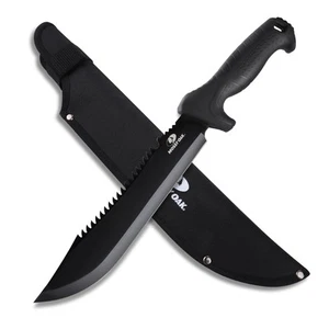 Machete with Saw, 16" Sharp Machete with Sheath, Ergonomic No-Slip Handle, Ma... - Picture 1 of 8