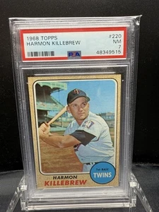 1968 Topps Harmon Killebrew Twins #220 PSA 7 - Bild 1 von 2