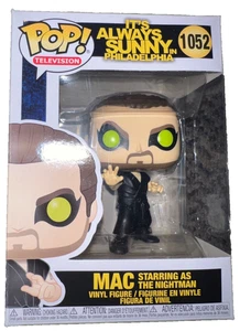 Funko Pop! TV Vinyl Mac as the Nightman 1052 Always Sunny Philadelphia Protector - Picture 1 of 4