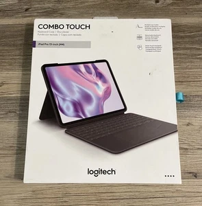 Logitech Combo Touch iPad Pro 13” M4 Keyboard Case with Detachable Backlit Key - Picture 1 of 4