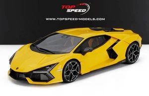Truescale 1/18 Lamborghini Revuelto Hybrid 2023 Yellow TS0620 - Picture 1 of 6