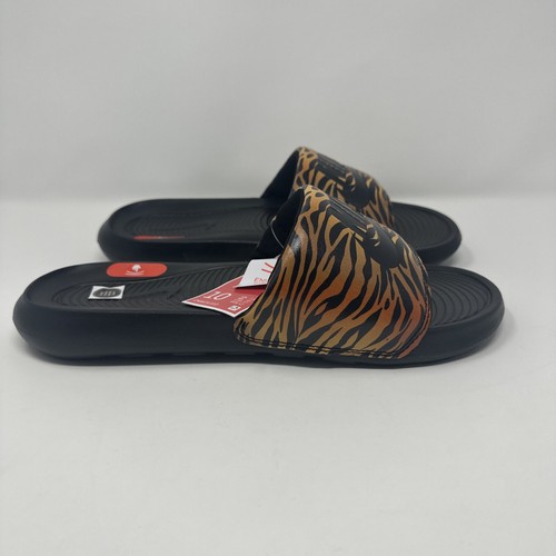 Nike Slides sandalo donna taglia 10 Victori one stampa CN9676 leopardato 010 nuovo