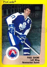 1989-90 ProCards AHL #122 Paul Gagne