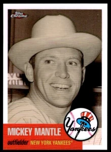 2007 Topps Chrome Mickey Mantle Story REFRACTOR /500 Mickey Mantle New York - Picture 1 of 2