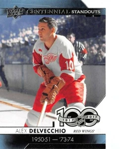 2017-18 Upper Deck Centennial Standouts #CS59 Alex Delvecchio - Picture 1 of 2