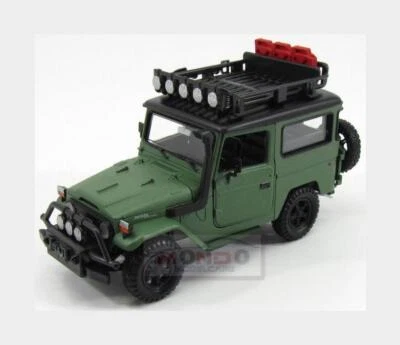 1:24 MOTORMAX Toyota Fj40 Land Cruiser Hard-Top Closed Off Road 1980 MTM79137GN - Immagine 1 di 2