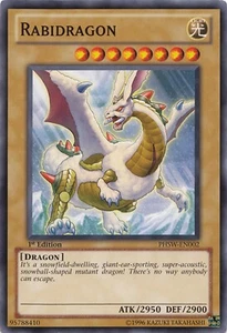 Rabidragon PHSW-EN002 Yu-Gi-Oh Card 1st Edition New - Picture 1 of 3