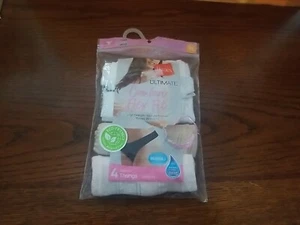 HANES Ultimate Flex Fit Ribbed Thongs Tangas Panties Underwear Women 7/L 4 Pack - Picture 1 of 14