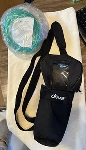 Drive Sauerstoffflasche Tragetasche schwarz OP-150-800, Sauerstoffschlauch, Nasenkanüle - Bild 1 von 14