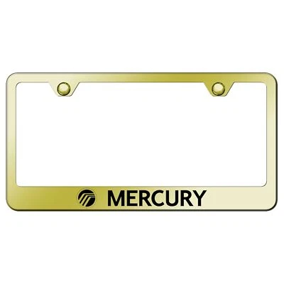 Mercury Laser Etched Logo Stainless Steel License Plate Frame - Image 1 of 2
