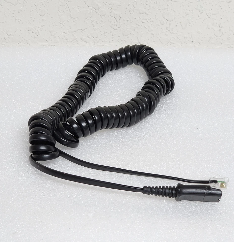 Plantronics QD cable 26716-01 for Plantronics M22 M12 M10 MX10 replacement cord - Image 1 of 4