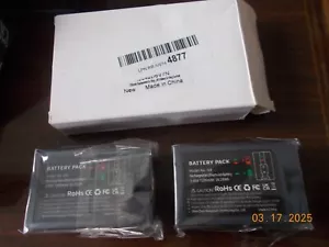 2 Pack New Model V4 Battery Packs for Ring Video Doorbell, Quick Release 7200mAh - Picture 1 of 4