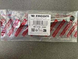 Facom 467.11/32 - LLAVE MIXTA CON TRINQUETE 11/32 - Imagen 1 de 3