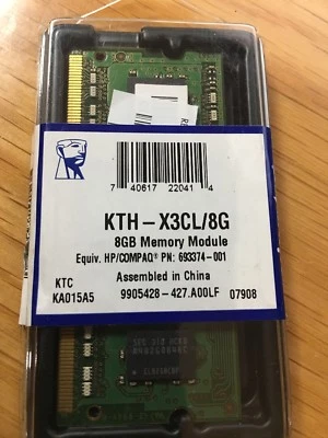 Kingston KTH-X3CL/8G RAM 8 GB / 1600 MHz / 204-Pin / 1x 8 GB / DDR3-SO-DIMM - Image 1 of 3