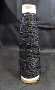 Kreinik Filo Metallizzato per Cuciture Nero #005 - #24 Treccia 100M - Foto 1 di 3