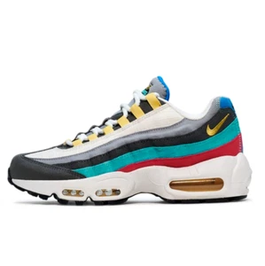 NIKE AIR MAX 95 RECRAFT SE GS "AIR SPRUNG" SIZE 7 YOUTH BRAND NEW (DN4371-001) - Picture 1 of 5