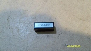 Delco GM 2000 Series Electronic Tuned Cassette Black Silver STOP EJECT Button - Picture 1 of 3