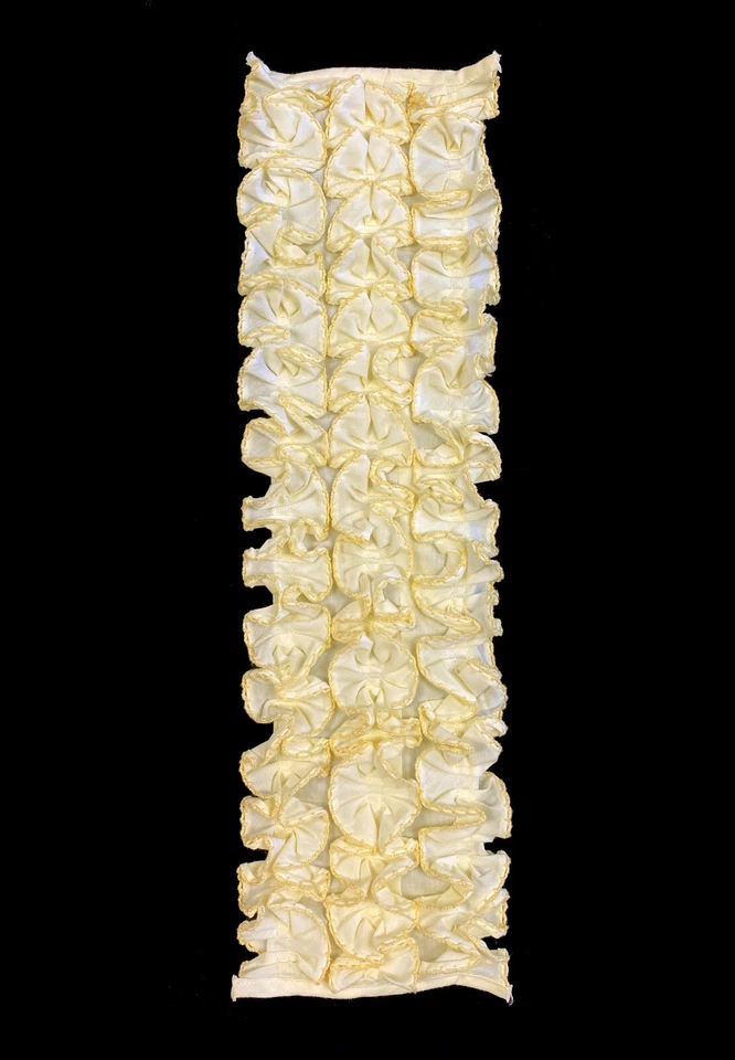 Camisa Esmoquin Vintage Amarillo Pálido Con Volantes Dickie Botón En 1970 Baile de graduación Boda Foto 1 de 1