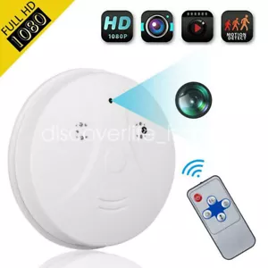 Mini HD1080P Camera Smoking Detector Motion Detection Home Security Cam Recorder - Picture 1 of 15