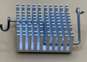1 PC 32 x 32 x 10 mm Aluminum Heat Sink Used Foxconn - Picture 1 of 4