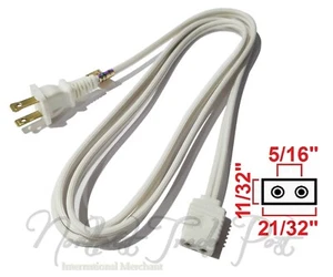 2-Prong AC Power Cord for Vintage HeathKit Electronic Keyer VHF Radio Receiver + - Picture 1 of 22