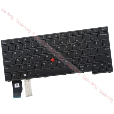 TABLE-KING Teclado retroiluminado de EE. UU. para Lenovo Thinkpad X13 GEN3/L13 Gen3 21CM 21CN 5N21H76804