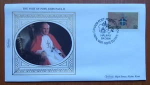 STAMPS :: CANADA :: VISIT OF POPE JOHN PAUL II :: 1984 :: BENHAM COVER  - Picture 1 of 1